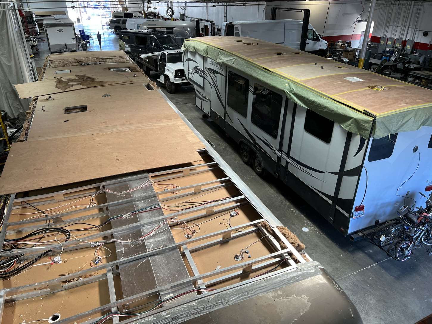 RV roof, slide out, and awning repair at OCRV Center