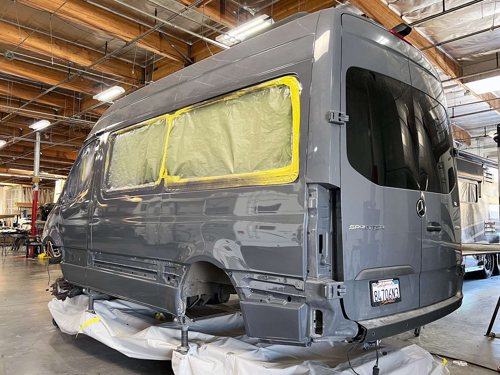 Bumper, fender, and panel replacement at OCRV Center
