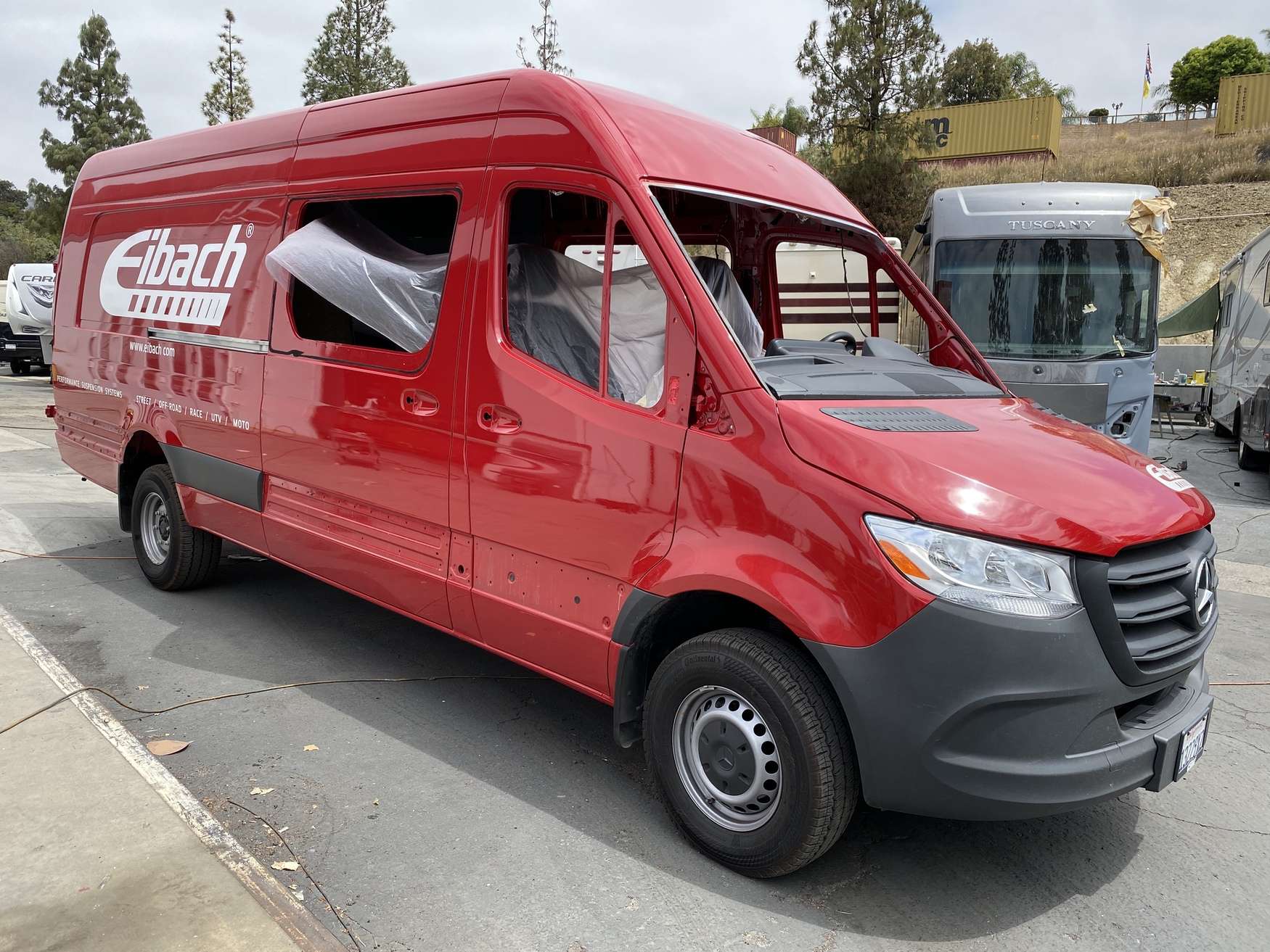 Mercedes Sprinter van roof repair