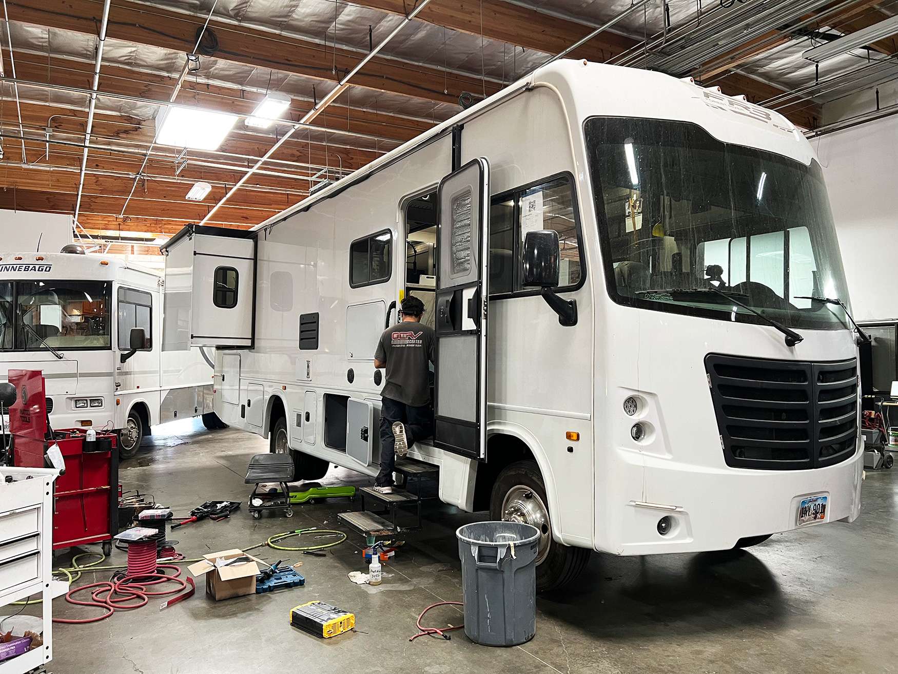 RV electrical and solar work at OCRV Center