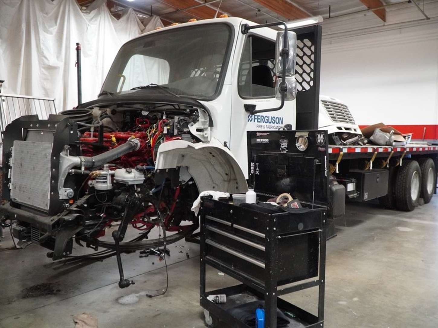 Semi truck repair at OCRV Center